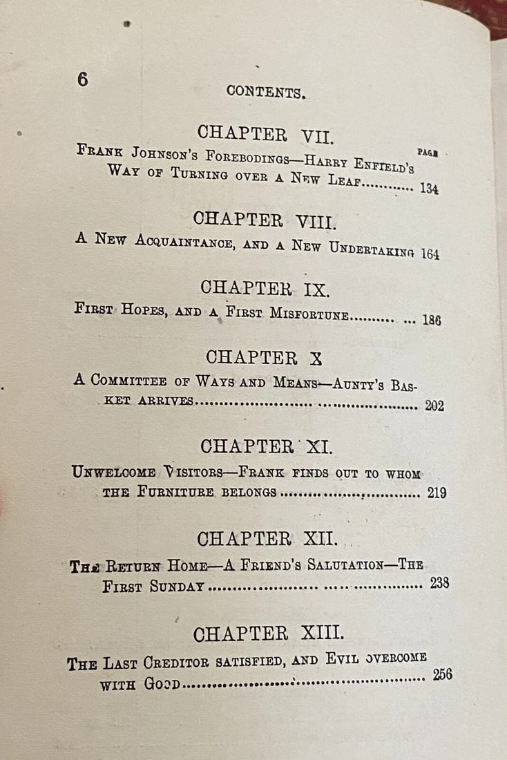 Ruth Buck Lamb It Isn't Right or Frank Johnson's Reason 1st Edition 1867 HC Ill. - 15