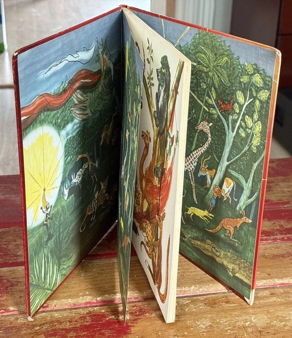 JUST SO STORIES RUDYARD KIPLING HC 1952 Doubleday Illustrated 1st Thus - 5