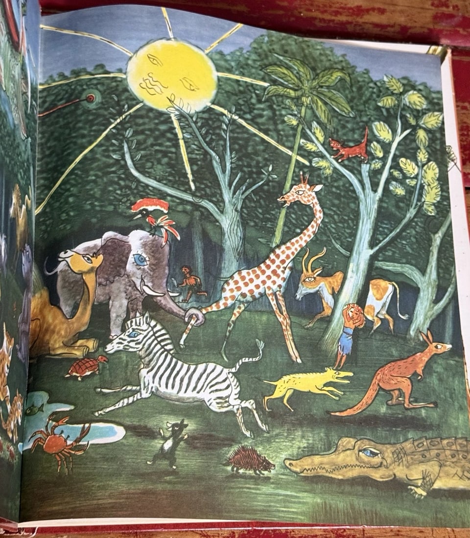 JUST SO STORIES RUDYARD KIPLING HC 1952 Doubleday Illustrated 1st Thus - 9