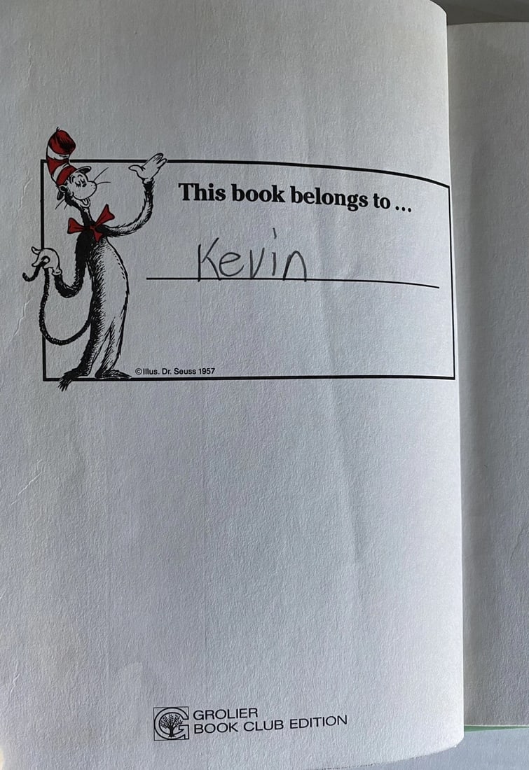 The Foot Book 1968 Dr. Seuss Grolier Book Club Edition Print U 123 Very Good - 7