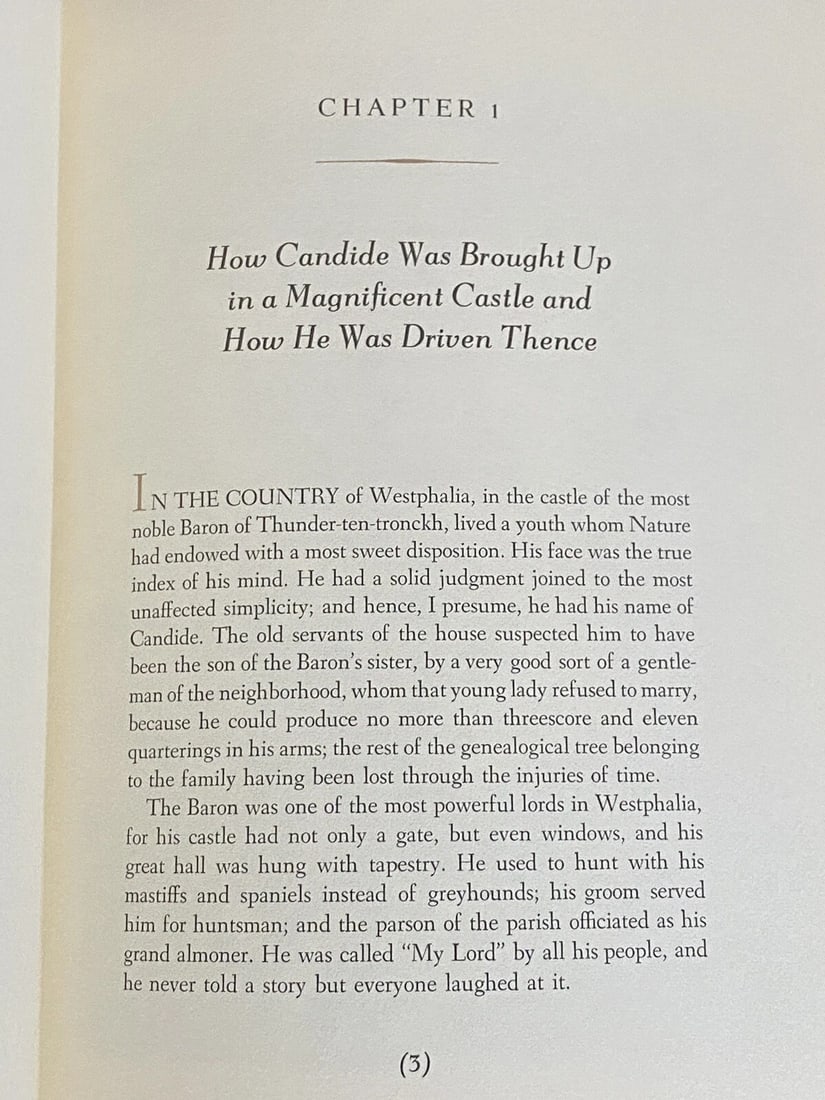 Candide by Voltaire Franklin Mint DeLux Ed. Leather Binding Fine Illustrated - 14