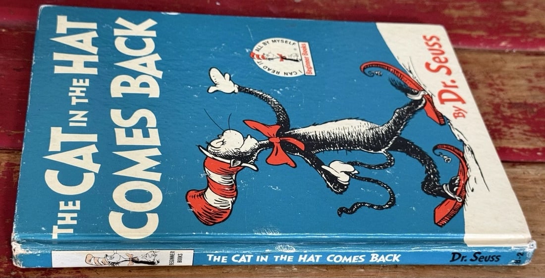 Dr. Seuss The Cat In The Hat Comes Back 1958 1st Educational Edition B-2 - 7