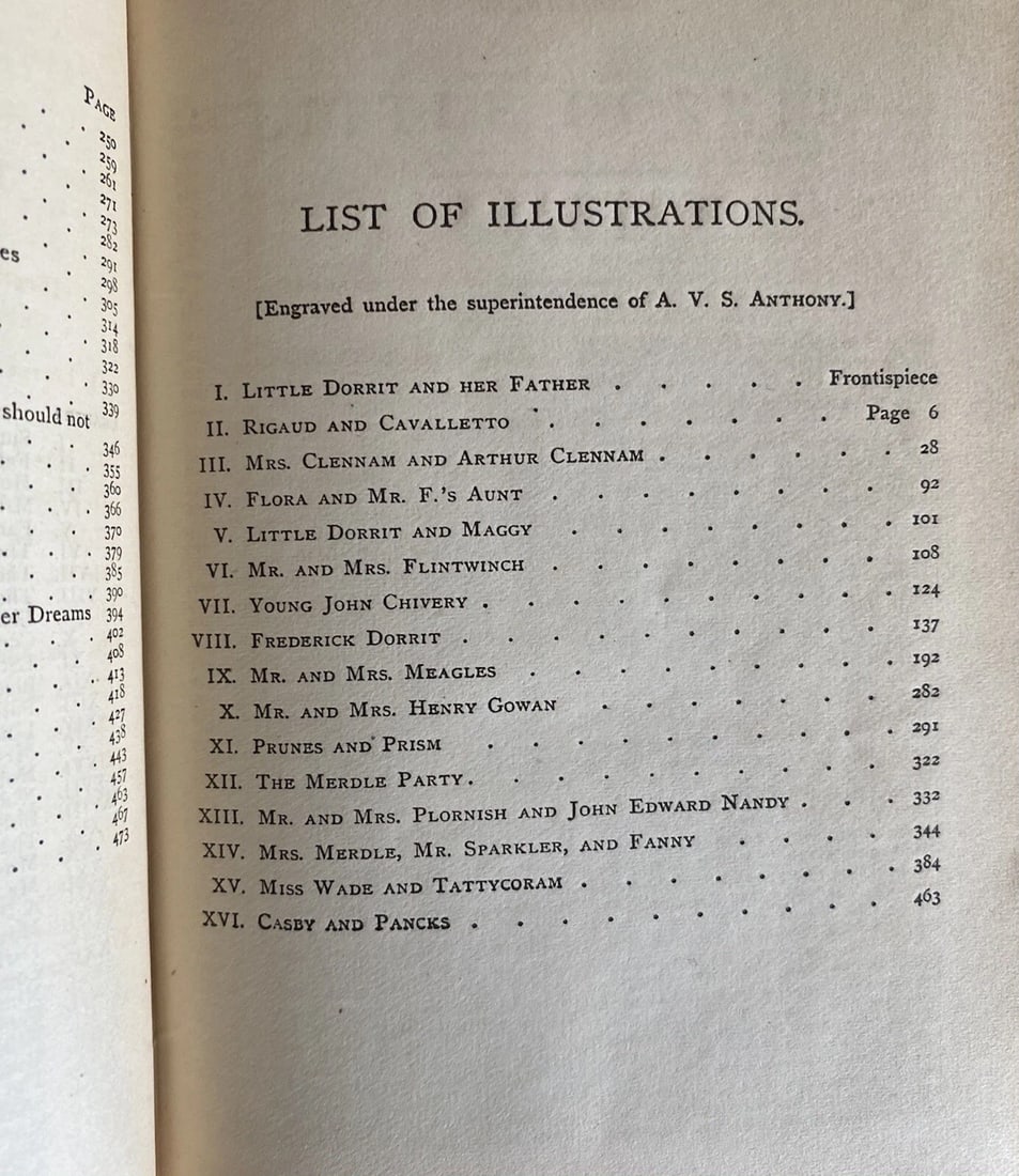 Dickens' Works Illustrated Little Dorrit James R. Osgood & Co. Boston 1875 HC - 8