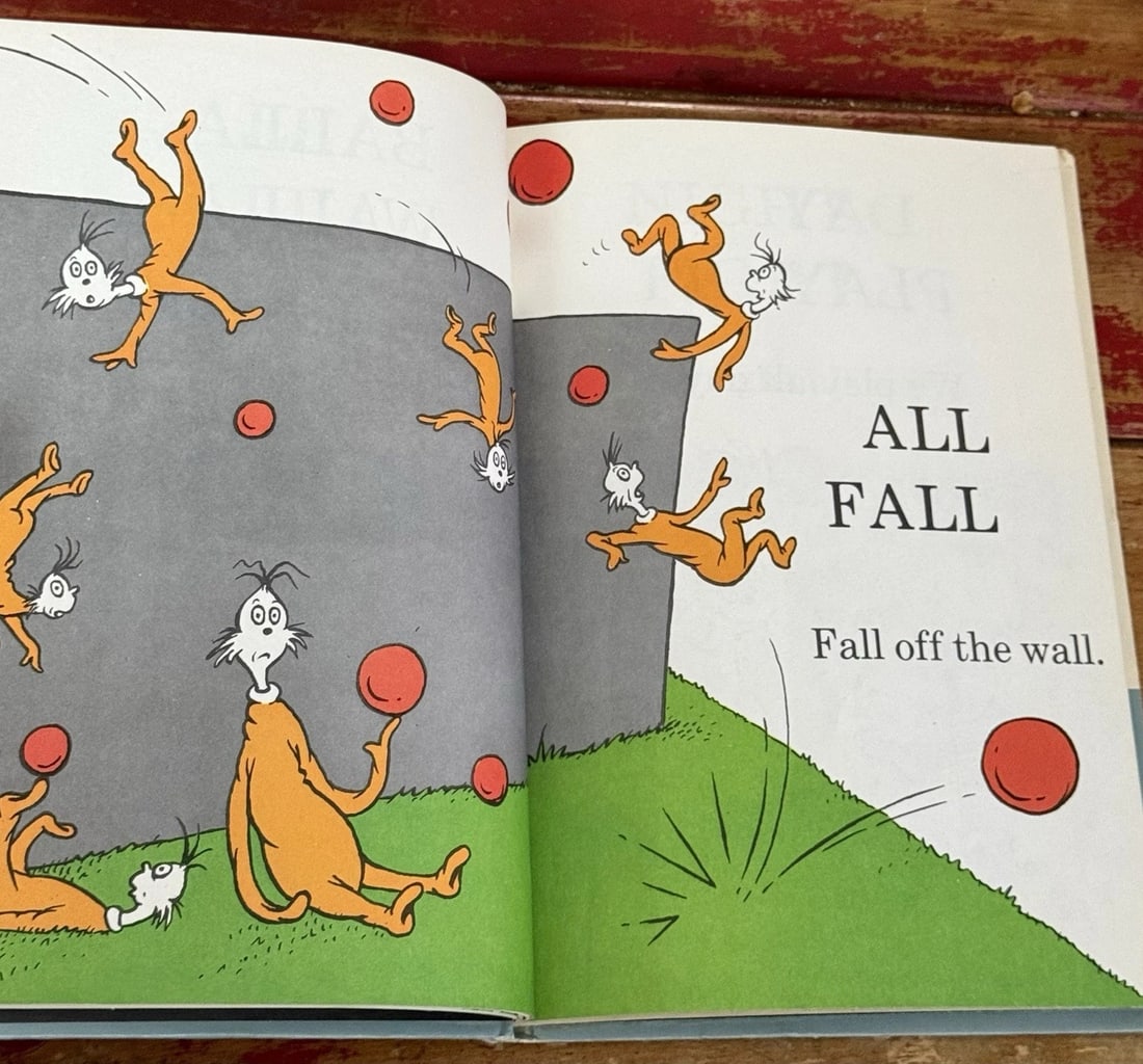 Hop on Pop Dr. Seuss 1963 Random House Book Club Edition HC Very Good Condition - 9