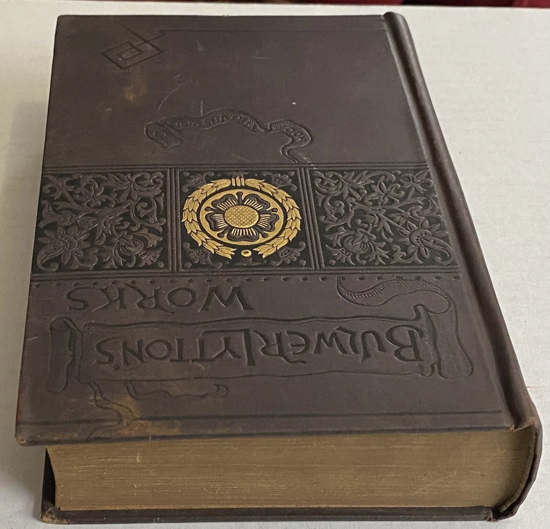 Bulwer Lytton's Works MY NOVEL HC Belford Clarke 1st Ed Late 1800s Very Good - 8