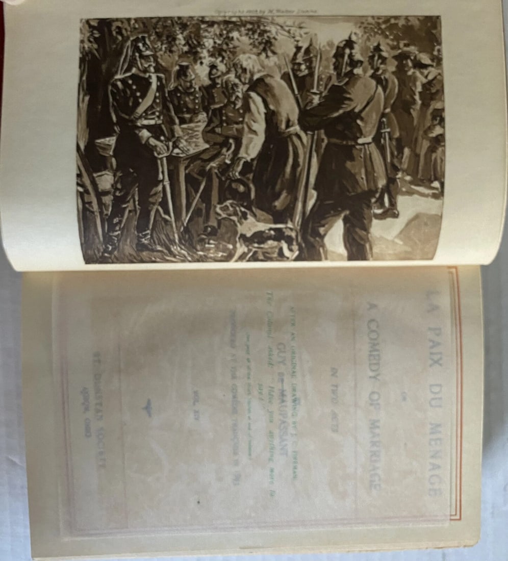Guy De MaupassantEdition De Luxe HC 1903 Paix Du MenageEtc. Illustr. St. Dunstan - 5