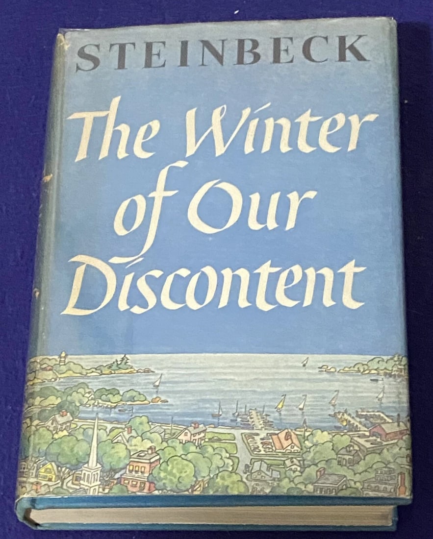 John STEINBECK The Winter of Our Discontent 1961 1st/1st Viking HBDJ Very Good - 2