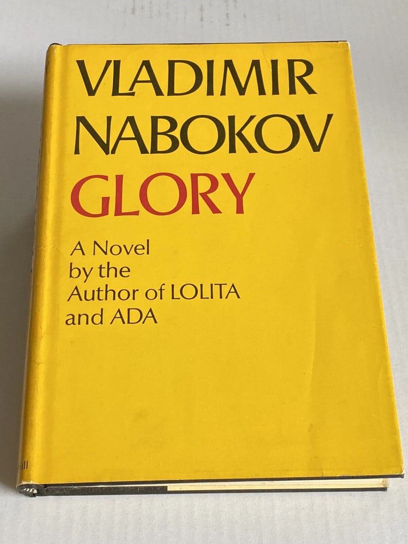 Glory by Vladimir Nabokov 1971 First American Edition HC/DJ McGraw HillVery Good - 2