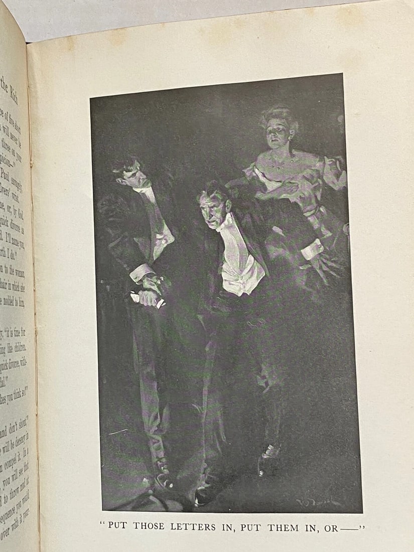 Antique Book A LITTLE BROTHER OF THE RICH: Patterson 1908 112 Years Old HC + - 9