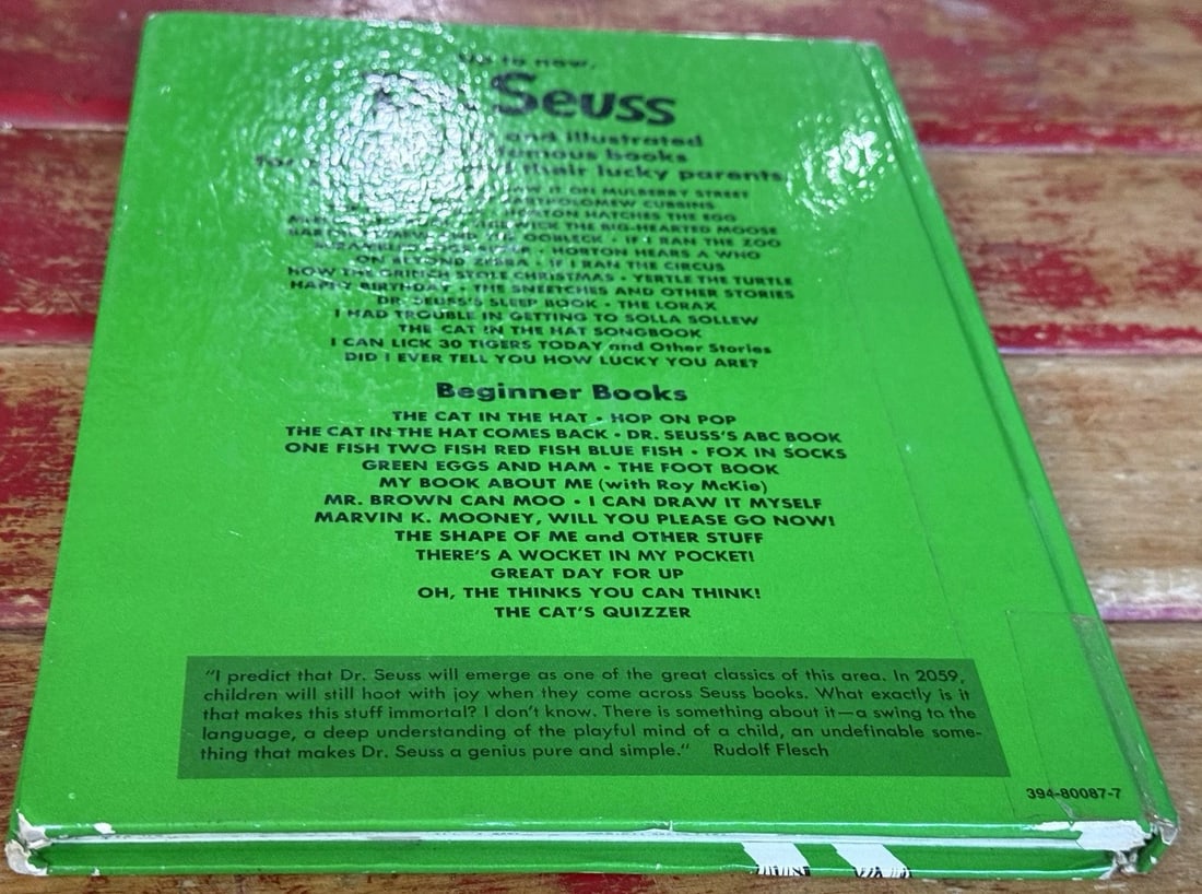 Yertle the Turtle And Other Stories Dr. Seuss HC 1st Ed 1958 Early Print Good - 7