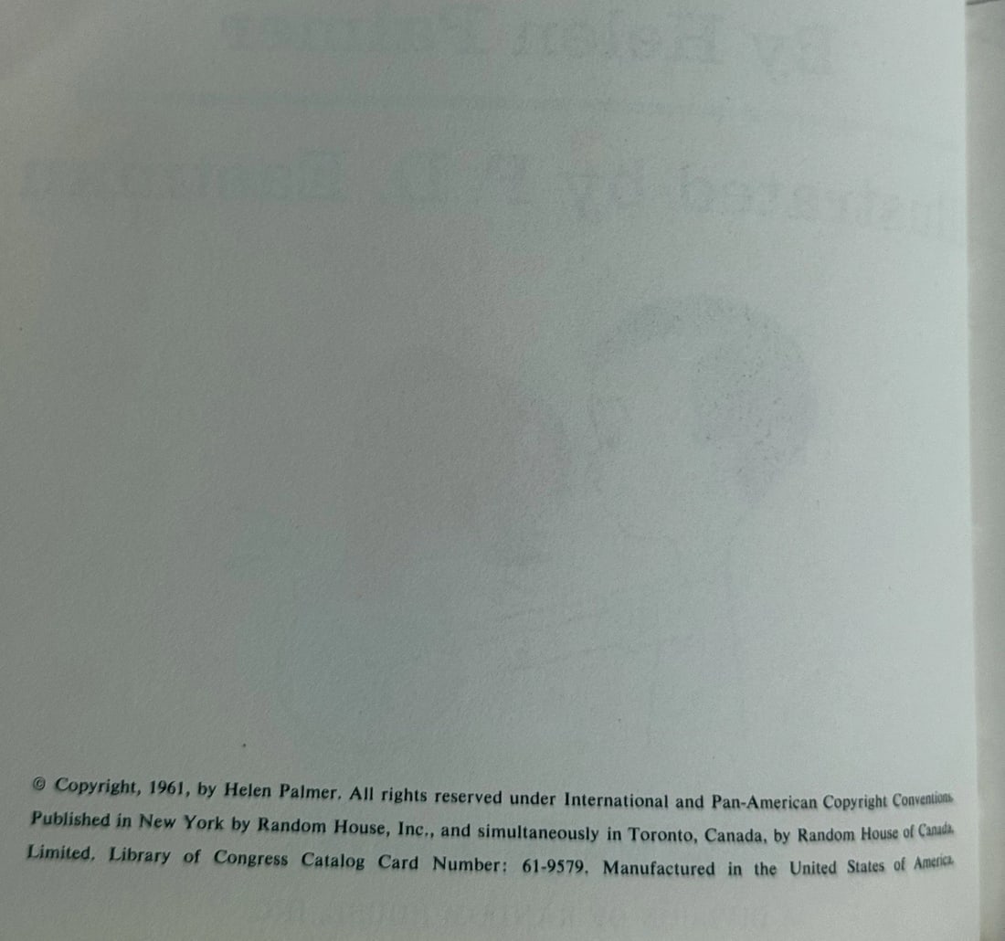 A Fish Out of Water Helen Palmer Dr. Seuss 1st Random Hse BC Ed/1st Print 1961 - 5