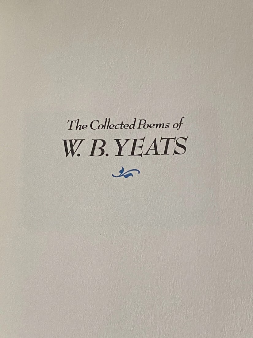 Franklin Library The Collected Poems of W. B. Yeats Leatherbound Illustrated - 5