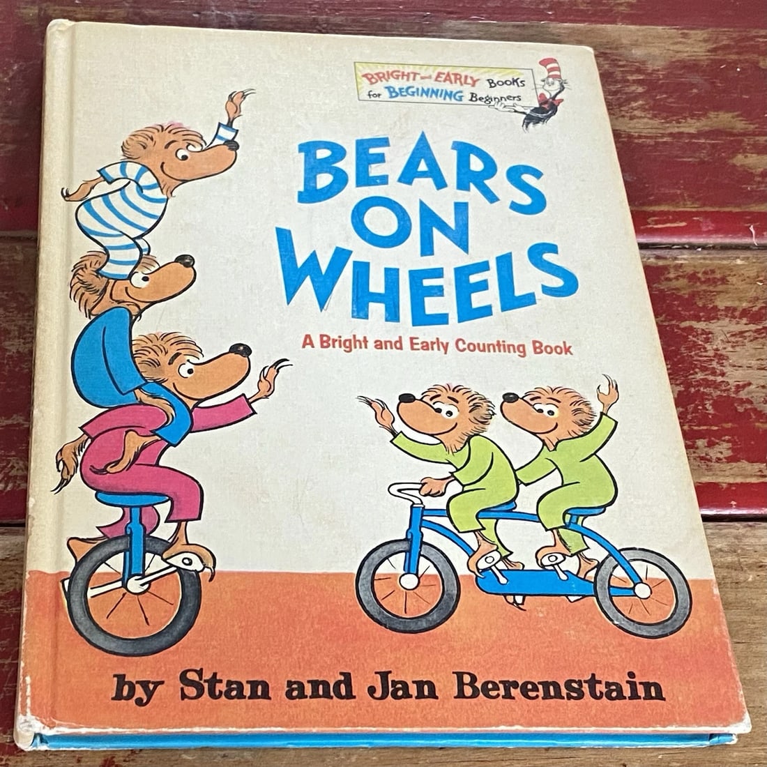 Bears On Wheels 1969 First Edition Book Club HC Dr Seuss Stan& Jan BerenstainVG - 8