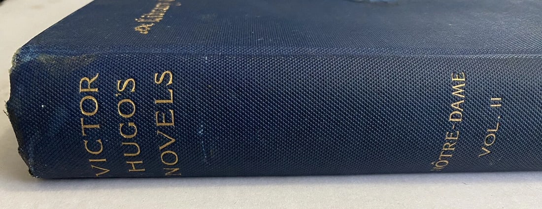 Victor Hugos Novels Notre Dame Vol. II Illustrated 1887 Library Edition HC Good - 4