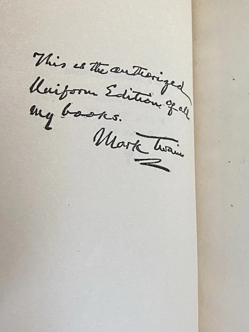 Mark Twain Roughing It Author's National Edition Vol. VIII Book II 1913 HC Illus - 7