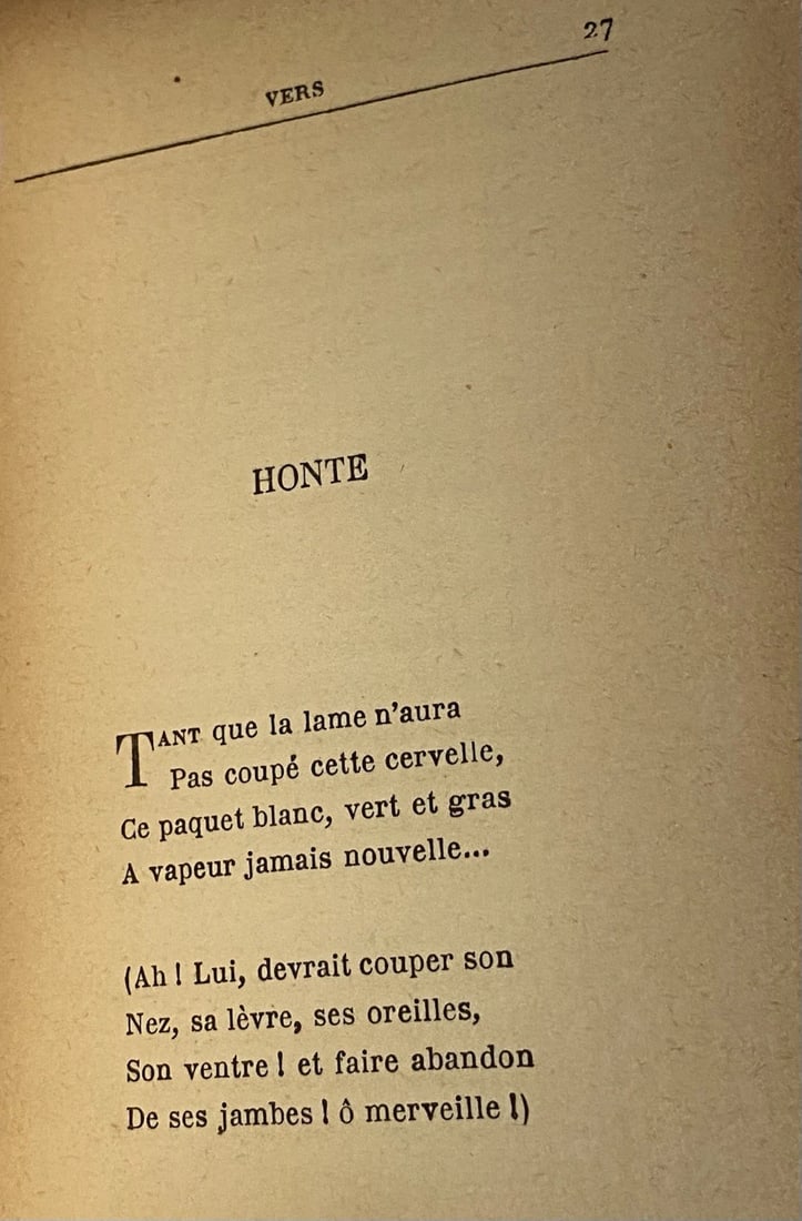 Arthur RIMBAUD / Les Illuminations French 1924 Paris Partial Leather 7th Edition - 5
