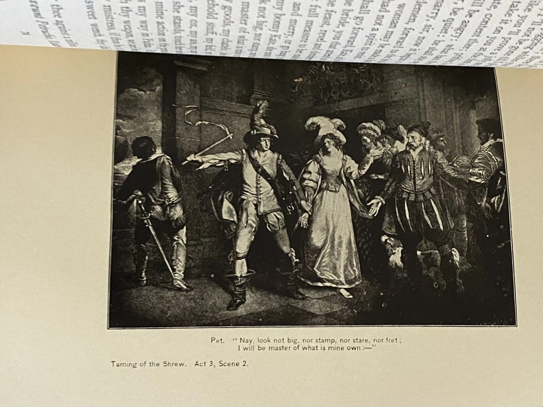Shakespeares Works Elgin Ed.DeluxeVol X 1901 #306/1000 TamingOfShrew,Coriolanus - 13