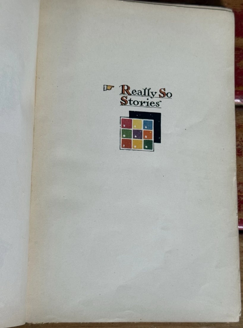 REALLY SO STORIES ELIZABETH GORDON Published By P F VOLLAND 1924 FIRST ED Rare! - 6