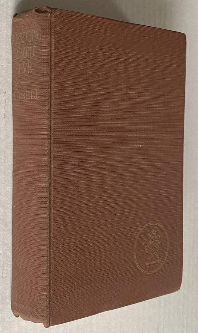 1st Edition 4th Print Something About Eve James Branch Cabell HC 1927 VGood - 5