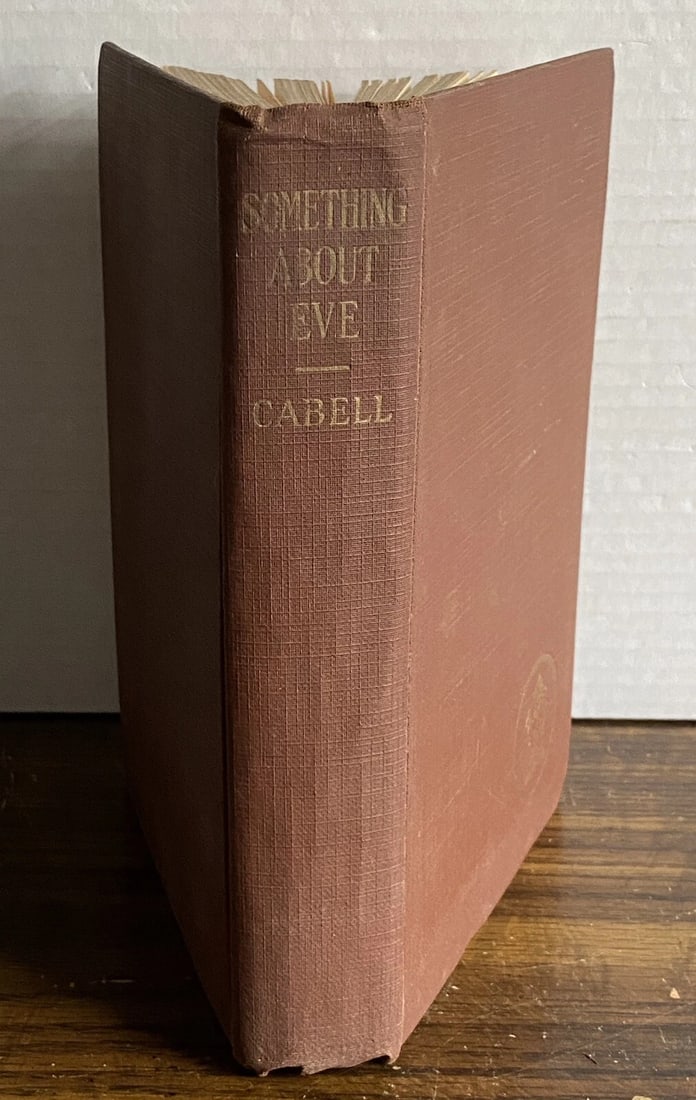 1st Edition 4th Print Something About Eve James Branch Cabell HC 1927 VGood - 6