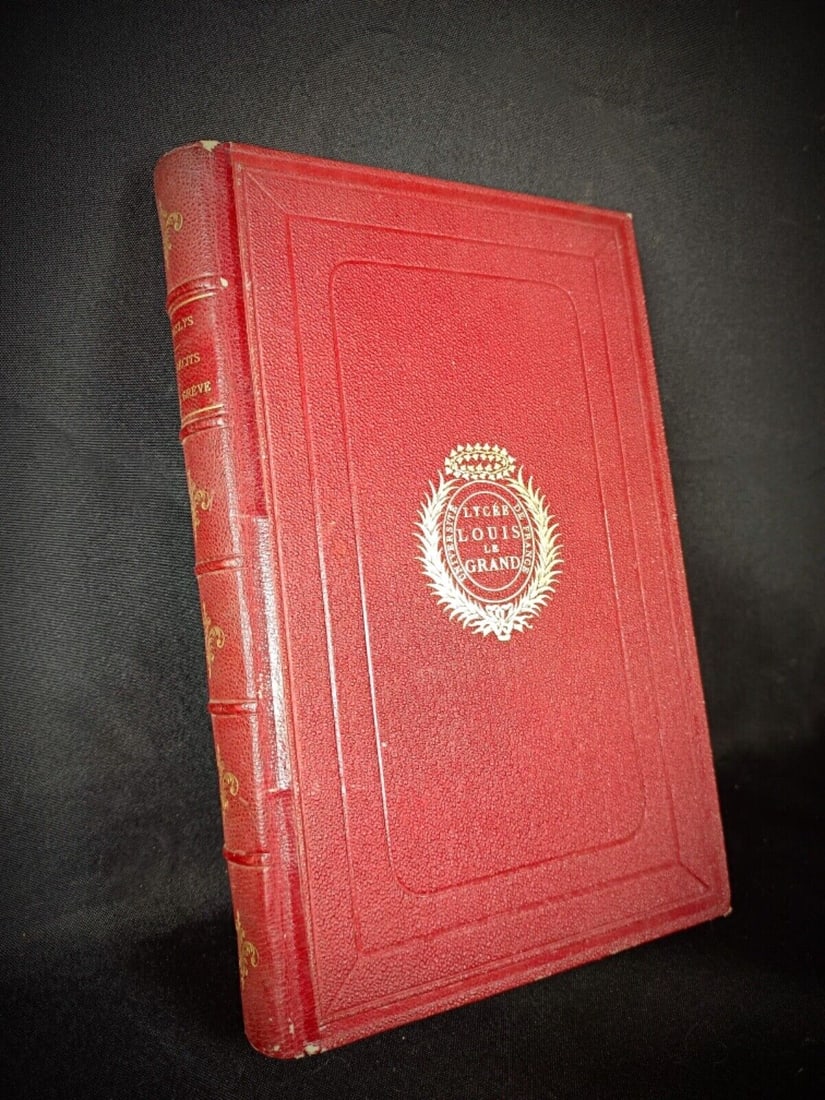 Antique Book by Ch. Deslys - "Les Recits de la Greve" 5th Edition - 2