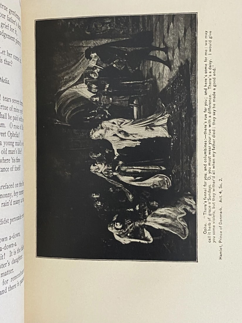 Shakespeares Works Elgin Ed. Deluxe Vol.XIX 1901 #360 Hamlet,ComedyOfErrors Ill - 11
