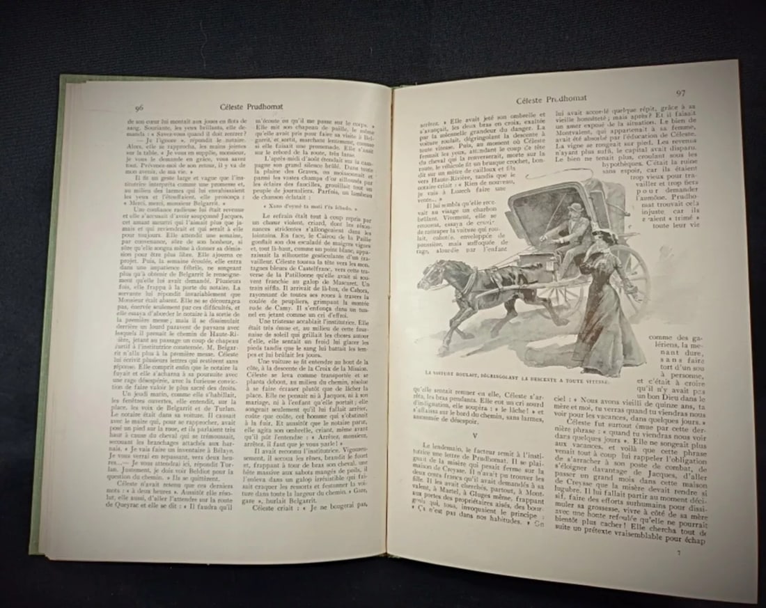 Vintage 20th Century Book "Celeste Prudhomat" by Gustave Guiches - Paris - 6