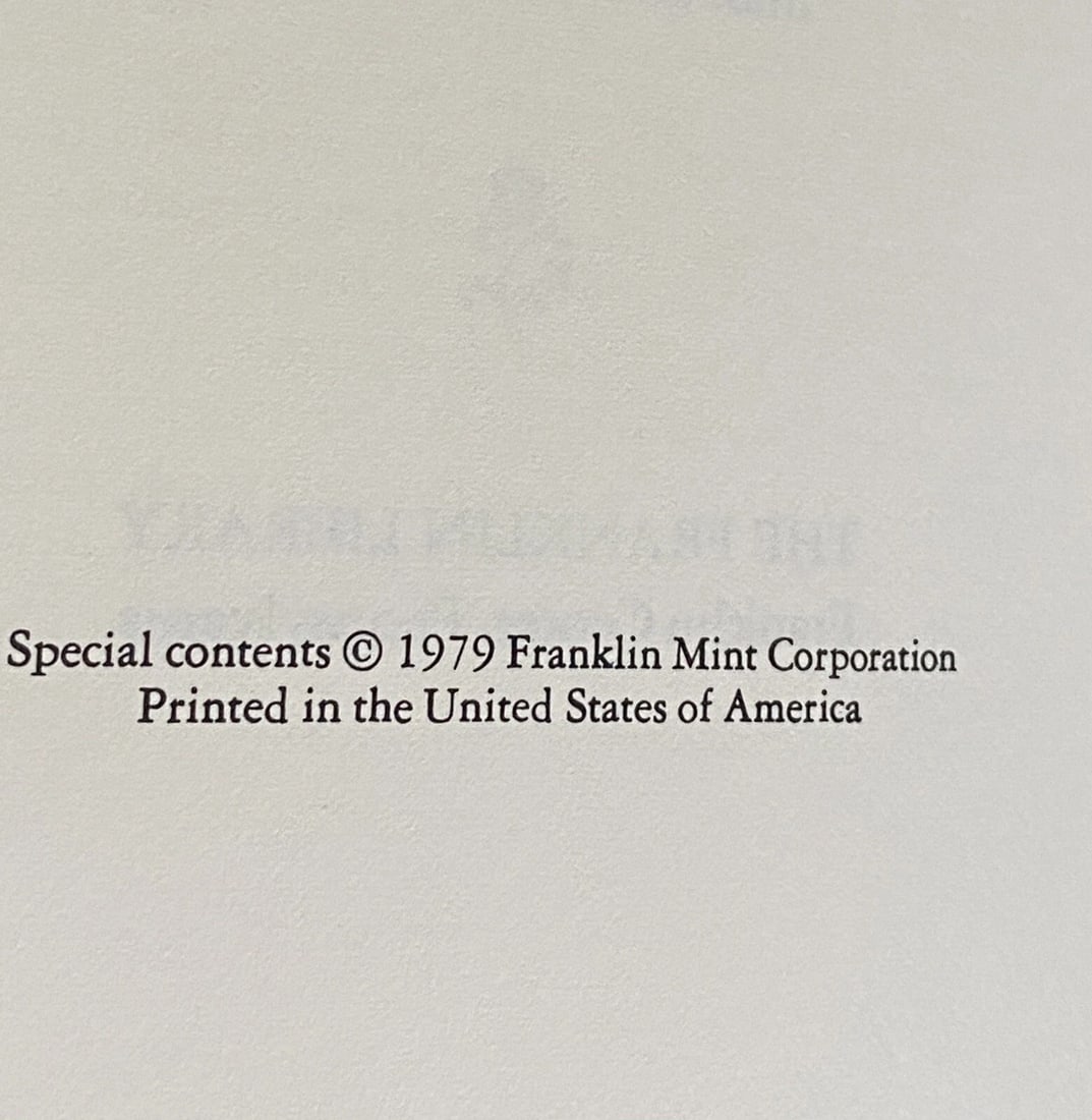 Wuthering Heights by Emily Bronte - 1979 Franklin Mint - Leather Illustrated - 4