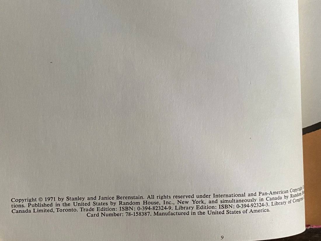 The Berenstain's B Book - A Bright & Early Book 1971 HC Good Condition - 4