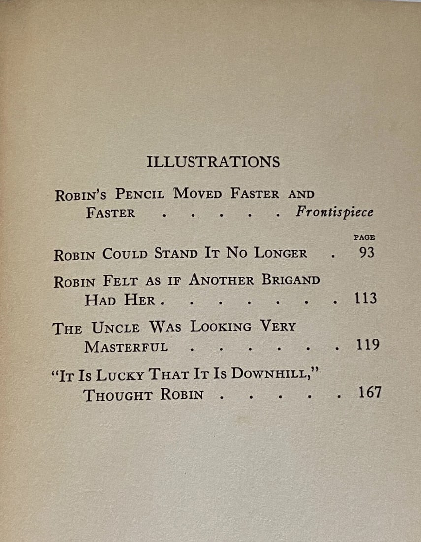 Robin and Tito Mabel L. Robinson 1930 Childrens Antique Book First Ed/Print GC - 15