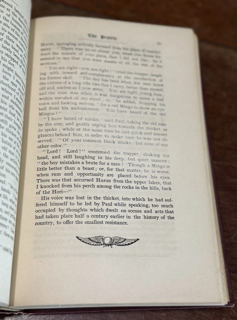 Coopers Works James Fenimore Cooper The Prairie Mohawk Edition G.P. Putnam VG - 11