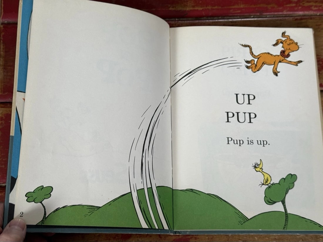 1st Ed/Print 1963 HOP ON POP BY DR.SEUSS BOOK CLUB EDITION Random House VeryGood - 7