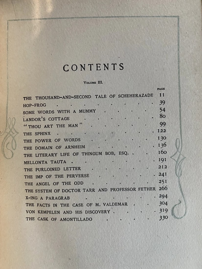 The Complete Works of Edgar Allan Poe 1908 Lthr UniversityRoyal Ed Purloined Ltr - 7