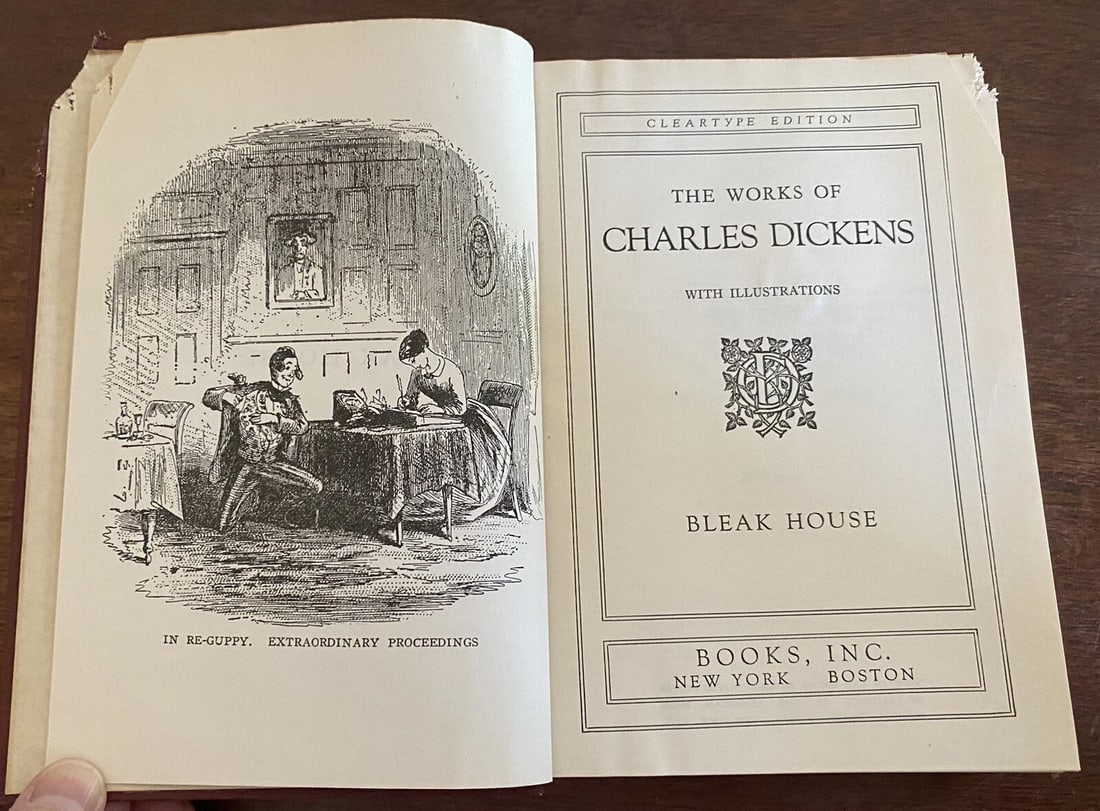 CHARLES DICKENS BLEAK HOUSE Vol XIII Books Inc. HC - 3