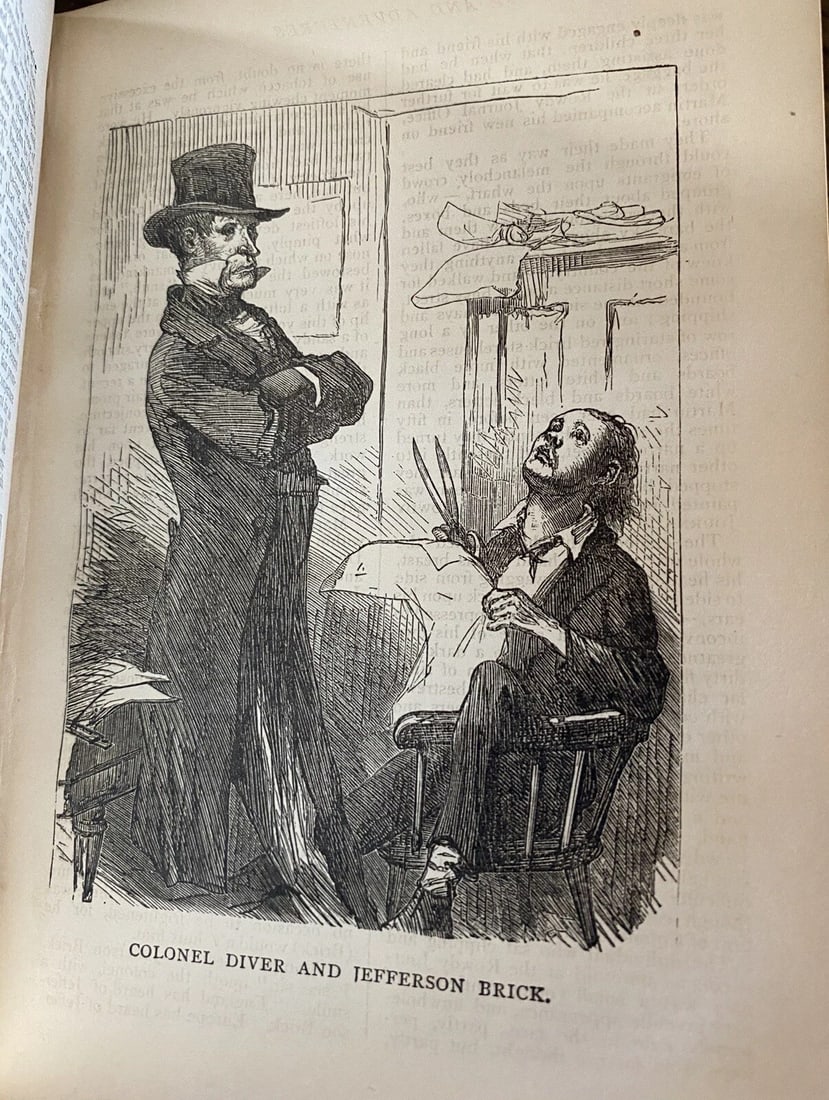 Dickens' Works Illustrated Martin ChuzzlewitJames R. Osgood & Co. Boston 1875 HC - 7