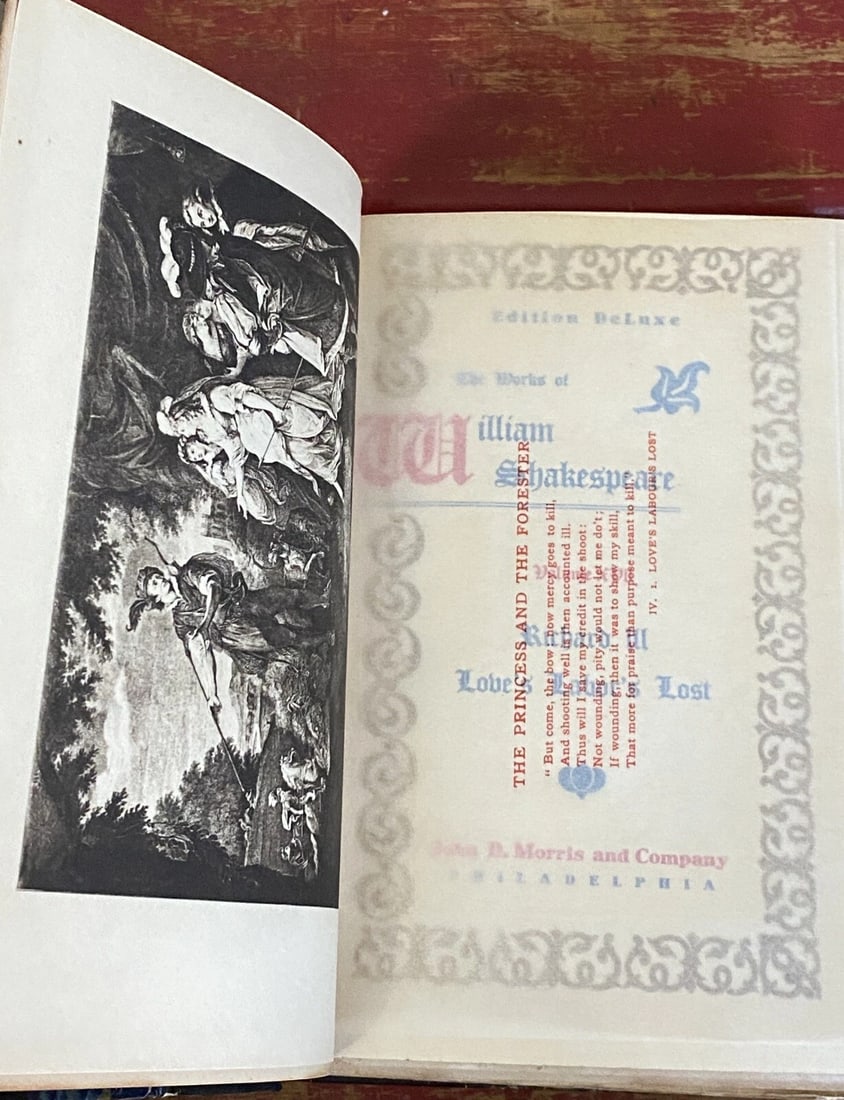 Shakespeares Works Elgin Ed. Deluxe Vol. XVII #360 Richard III, Loves Labours - 6