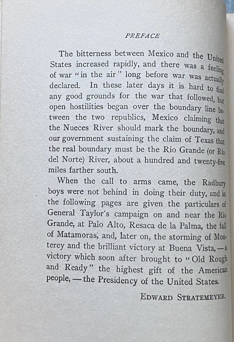 With Taylor On The Rio Grande Edward Stratemeyer 1909 Mexican War Series Illustr - 15