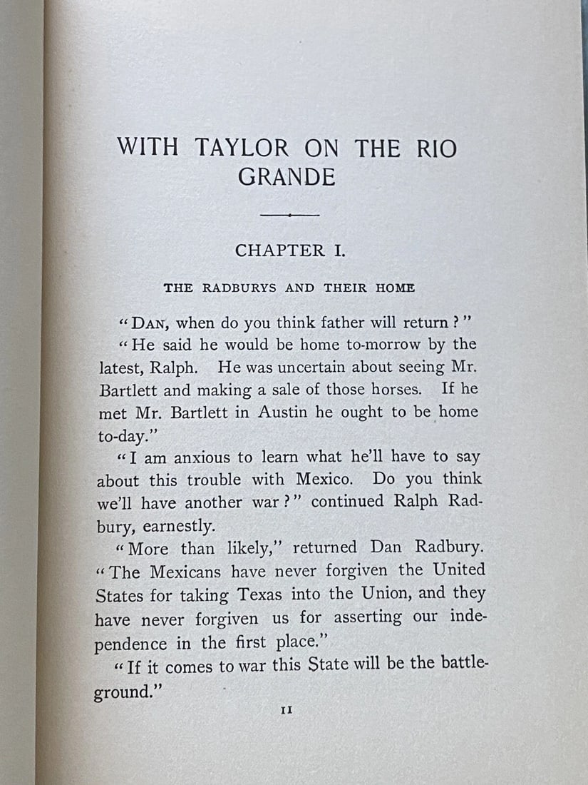 With Taylor On The Rio Grande Edward Stratemeyer 1909 Mexican War Series Illustr - 19