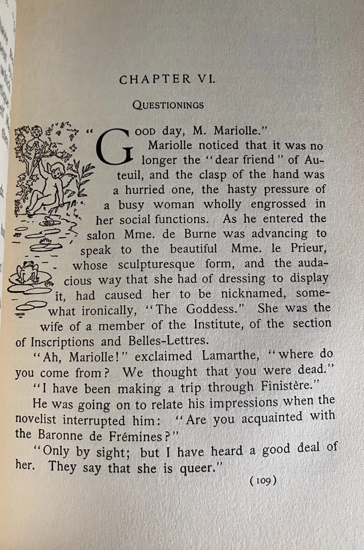 Guy de Maupassant Notre Couer HC Ed. DeLuxe Vol. IX St. Dunstan Soc. 1903 Illust - 16