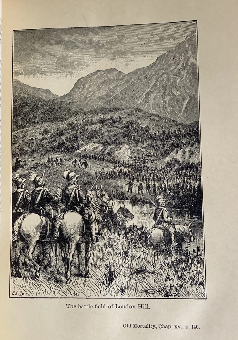 Works Of Sir Walter Scott Waverley NovelsOLD MORTALITY Univ. SocVol.V Illustrat. - 6