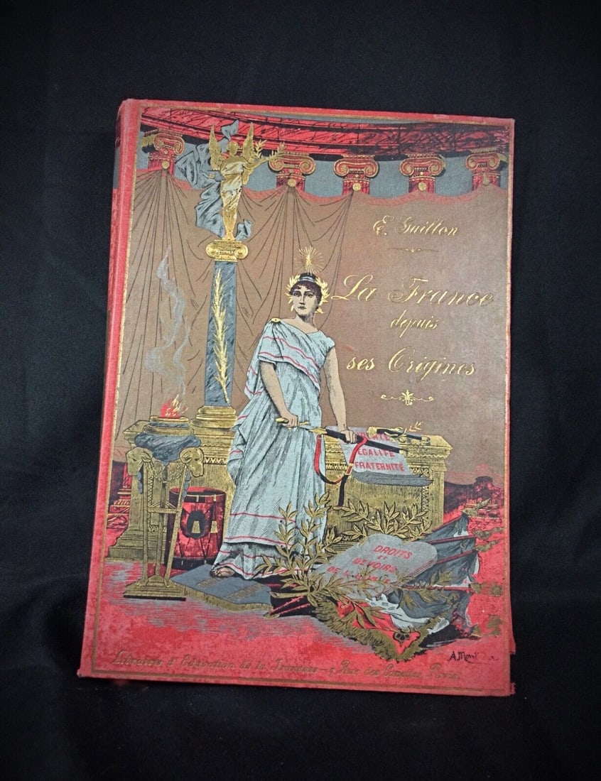 "France Since Its Origins Until 1789" by E. Guillon - Illustrated Edition - 2