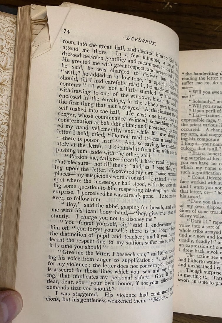 Bulwer Lytton's Works Devereux and The Disowned HC Belford Clarke 1stEdition VG - 9