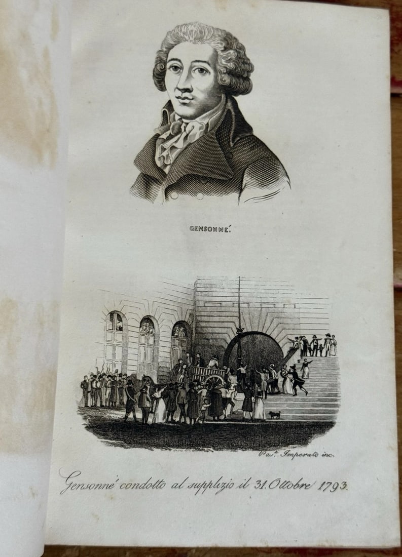 Thiers, L. Adolfo Rivoluzione Francese 1842 1st Italian Ed. Vol. 3 Illustrated - 7