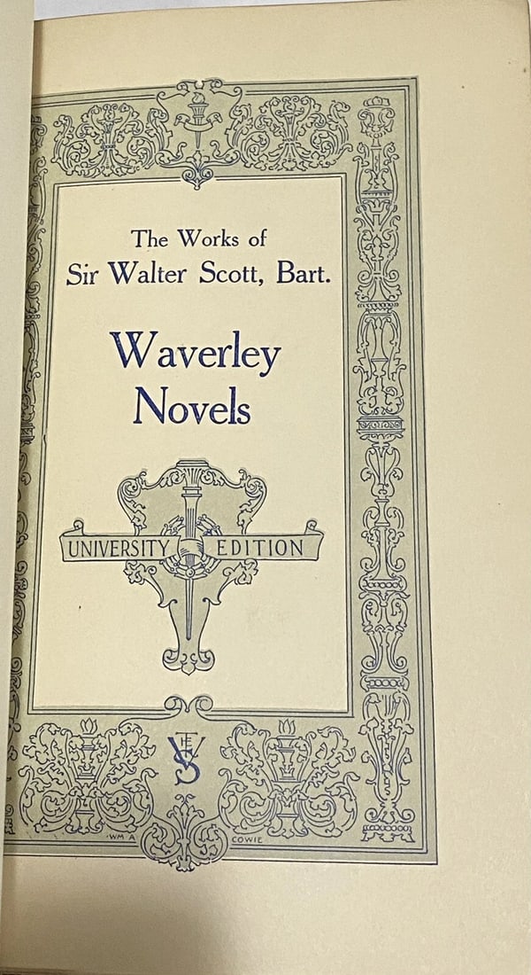 The Works OfSir Walter Scott Waverley Novels Kenilworth University Edition Vol.X - 3
