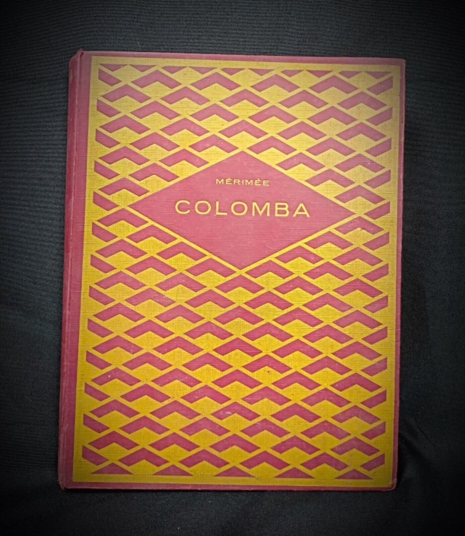 Antique 1950 Book - Merimee's Colomba, Illustrated by Pierre Rousseau - 2