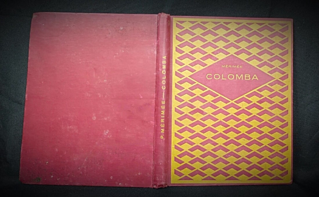 Antique 1950 Book - Merimee's Colomba, Illustrated by Pierre Rousseau - 3