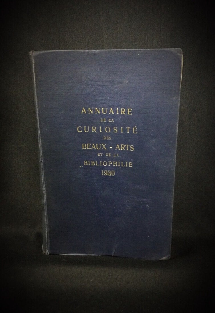 1930 Annuaire des Beaux-Arts et Bibliophilie by Adolphe Lion - 4