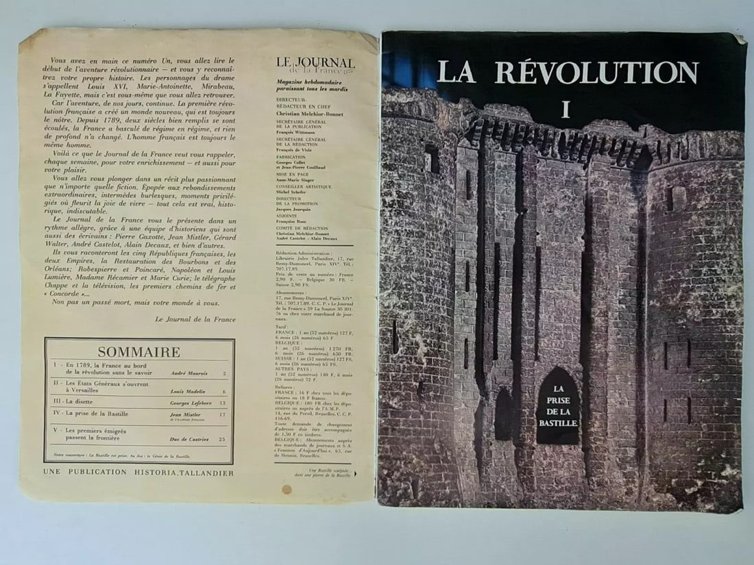 Vintage Magazine "Le Journal de France" - Issue No. 1, April 15, 1969 - 7