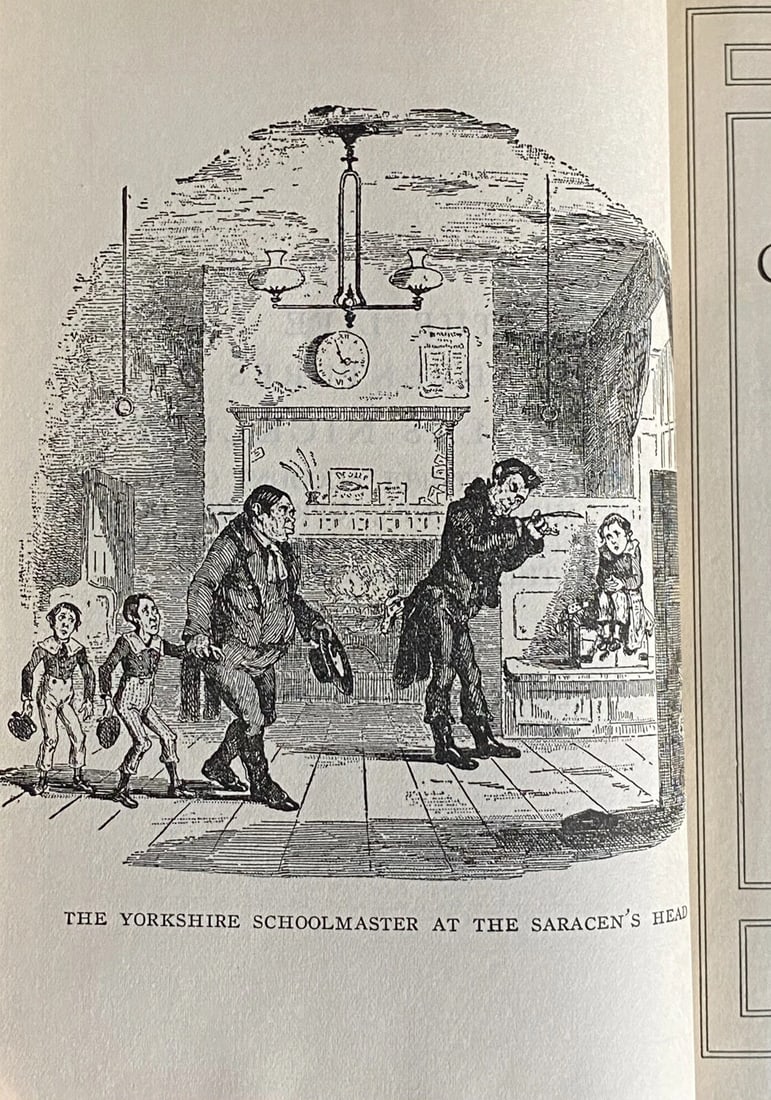 Nicholas Nickleby Cleartype Edition Books Inc HC 1930s V Good - 5