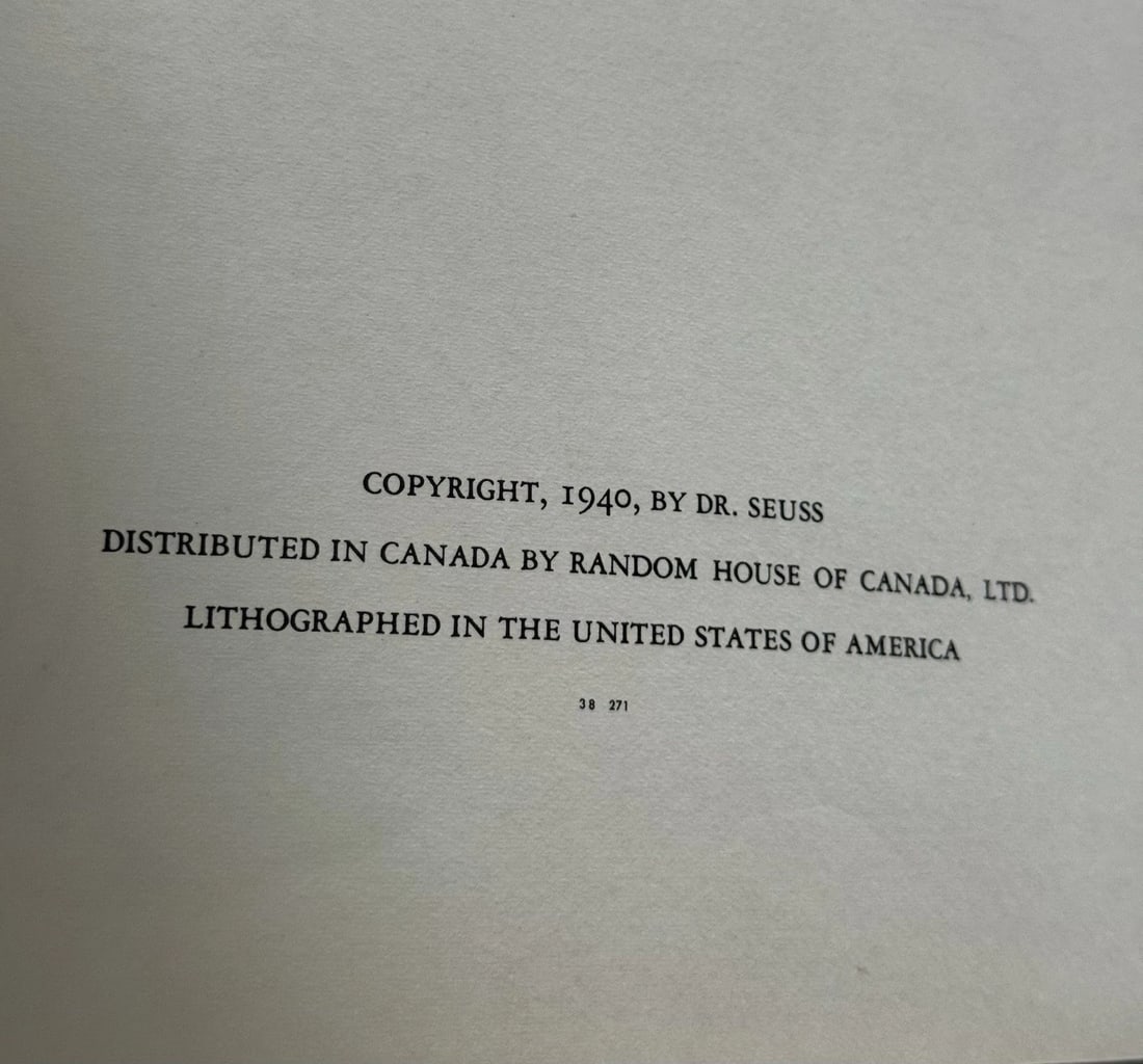 Horton Hatches the Egg by Dr. Seuss Hardcover, 1940 - 4